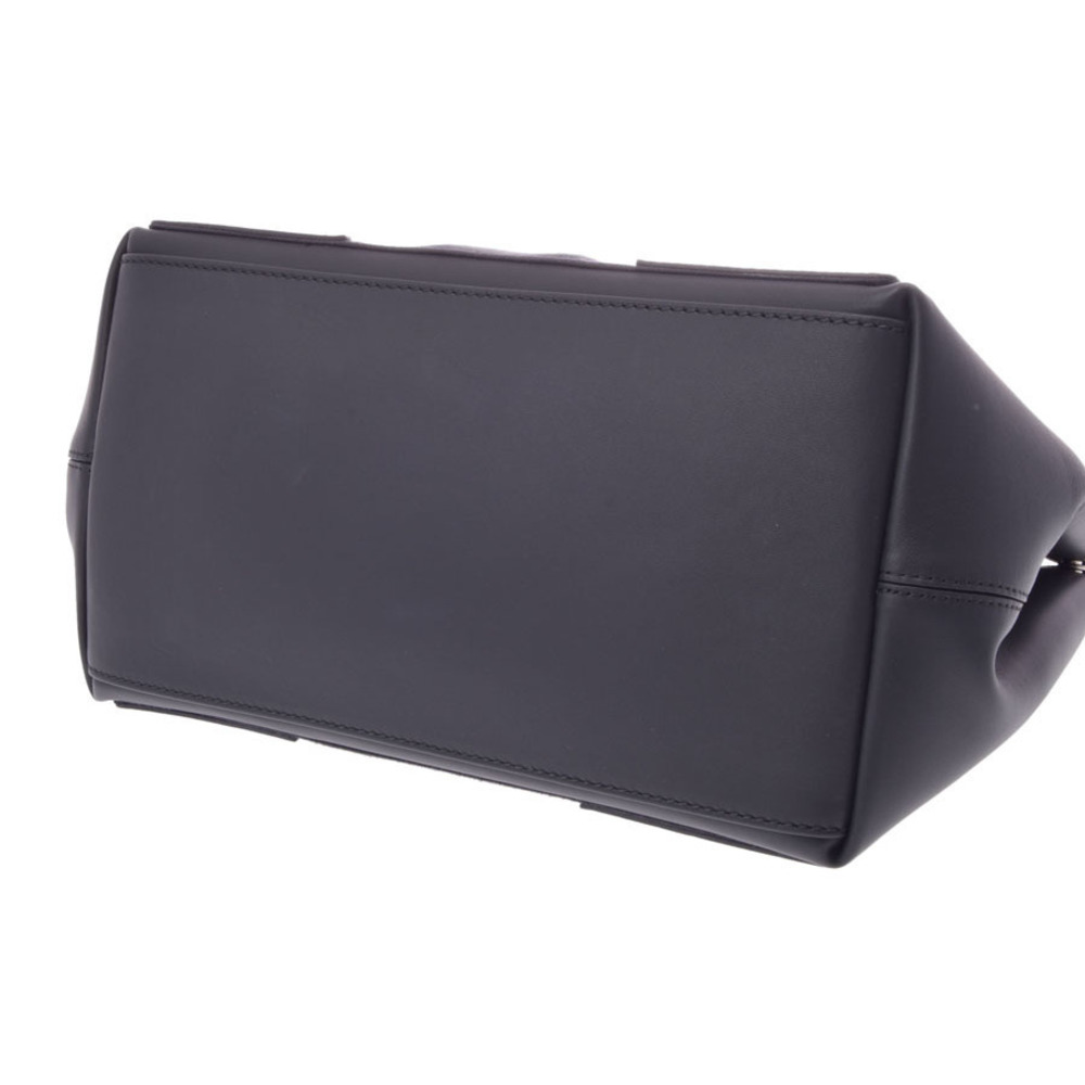 Balenciaga Navy Blue Cabas Calfskin Gray Card Pouch - Picture 5 of 11